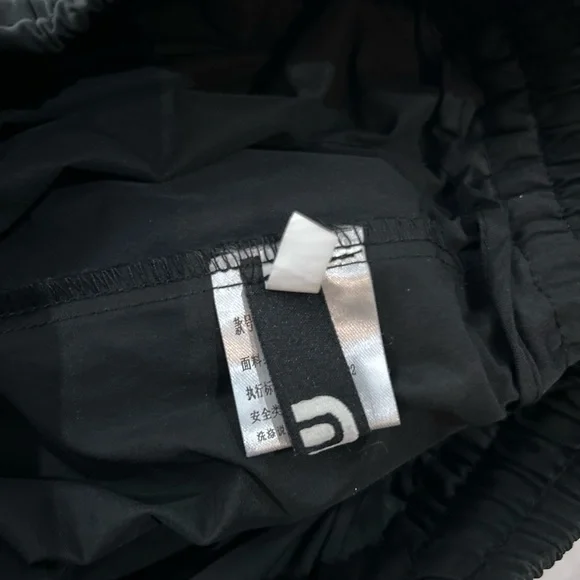 Street Y2K Punk Nylon & Lace Skirt Wide Leg Pants Combo Black S Whimsigoth - Picture 9 of 16